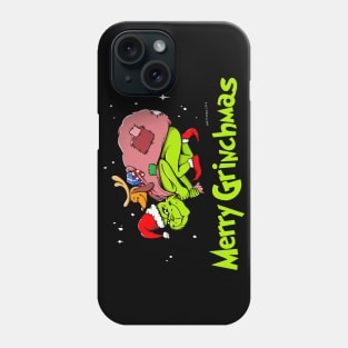 Green Merry Grinchmas Phone Case