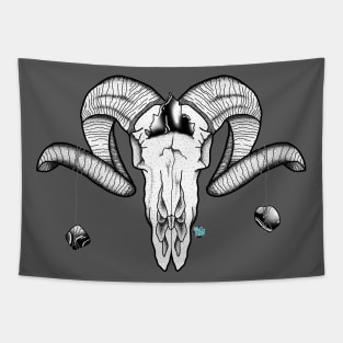 Ram x Black Obsidian Tapestry