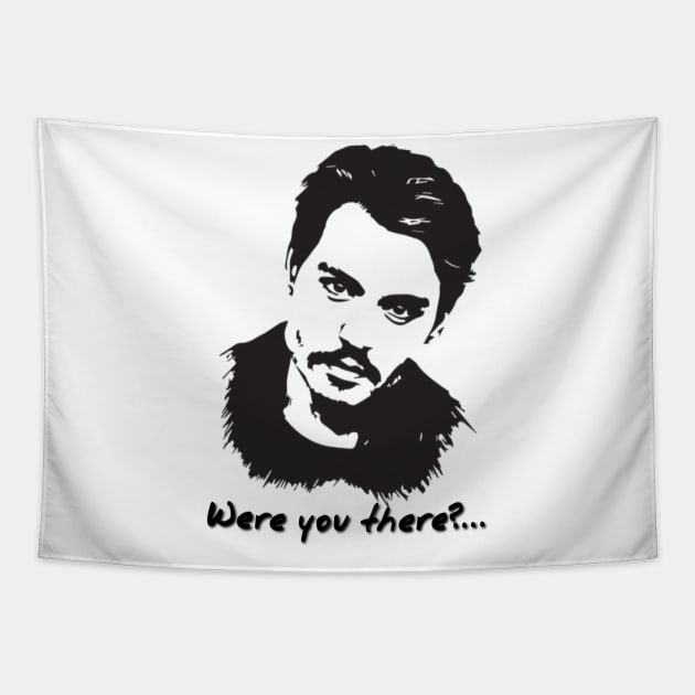 Were You There?- Johnny Depp Tapestry by dankboyz