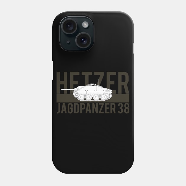 Jagdpanzer 38 Hetzer Phone Case by FAawRay