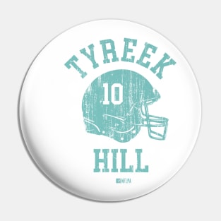 Tyreek Hill Miami Helmet Font Pin