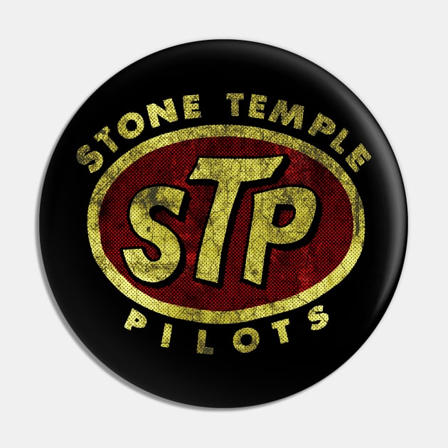 Stone Temple Pilots- Retro Halftone-Vintage Style Pin by Mr.FansArt