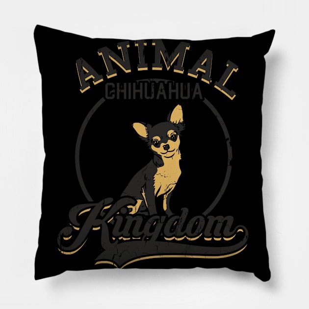 Animal Kingdom Chihuahua 2 Pillow by absolemstudio