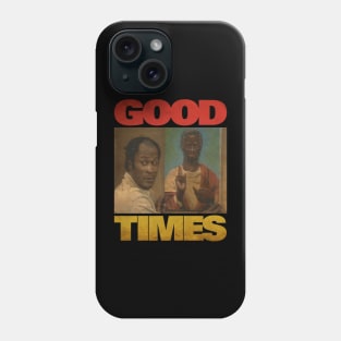 RETRO GOOD TIMES JESUS BLACK TV SHOWS Phone Case