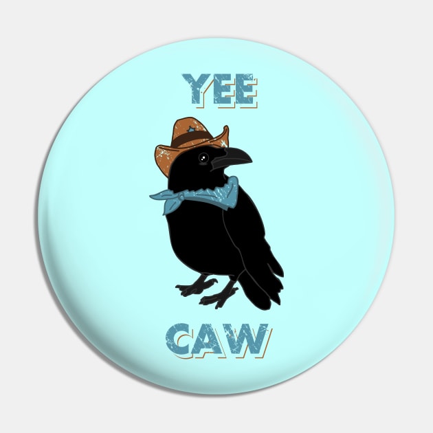 yee-caw - funny crow raven doodle Pin by FandomizedRose