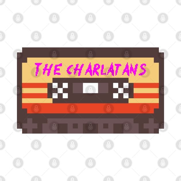 The Charlatans 8bit cassette by terilittleberids