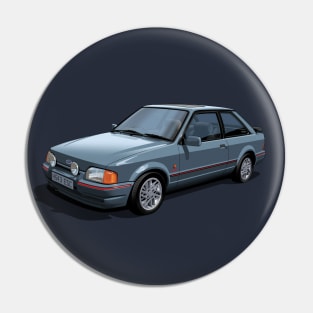 Ford Escort XR3i Mk4 in mercury grey Pin