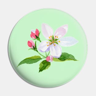 Flowers Art Pin