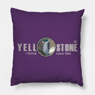 I Visited Lower Falls, Yellowstone National Park - Lower Falls Pillow