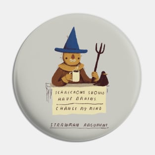 strawman argument Pin