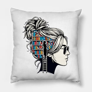 Bookworm Book Nerd Librarian Gifts Bookish Bibliophile Funny Librarian Pillow