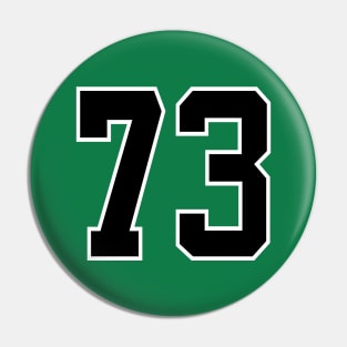 Number 73 Pin