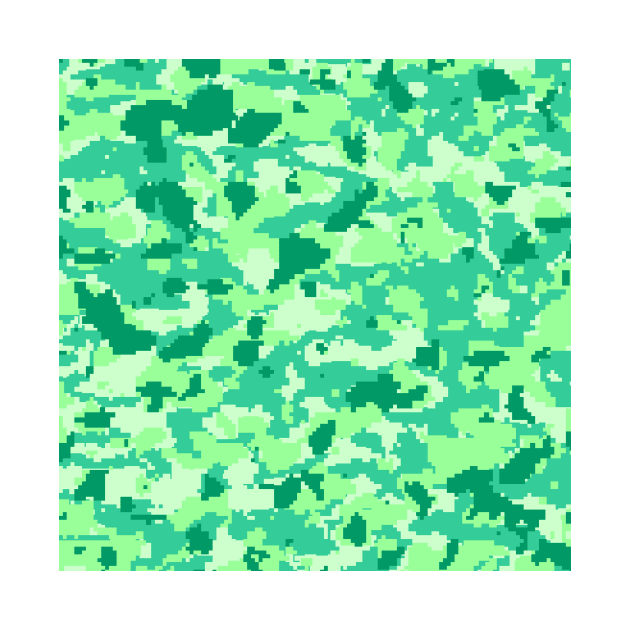 Light Green - Digital Camouflage by Tshirtstory