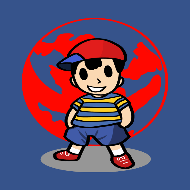 Earthbound Ness by ThatNoobArtist