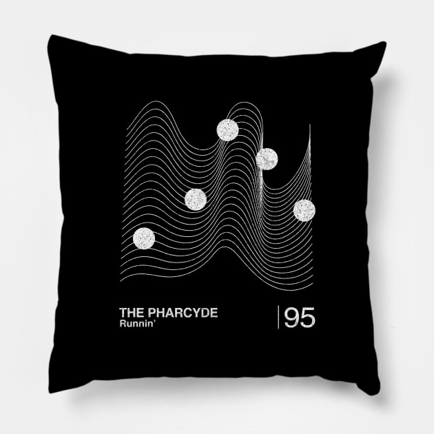 The Pharcyde / Minimalist Graphic Design Tribute Pillow by saudade