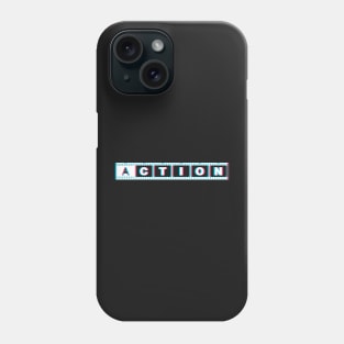 Action Glitched Film Reel Phone Case