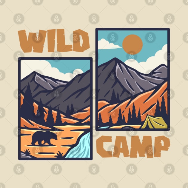 Wild camp by Garis asli 