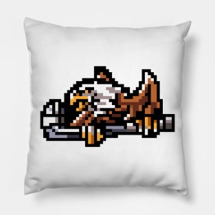 Pixel Eagle Character Pillow