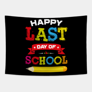 Happy Last Day Of School Graduation Tapestry