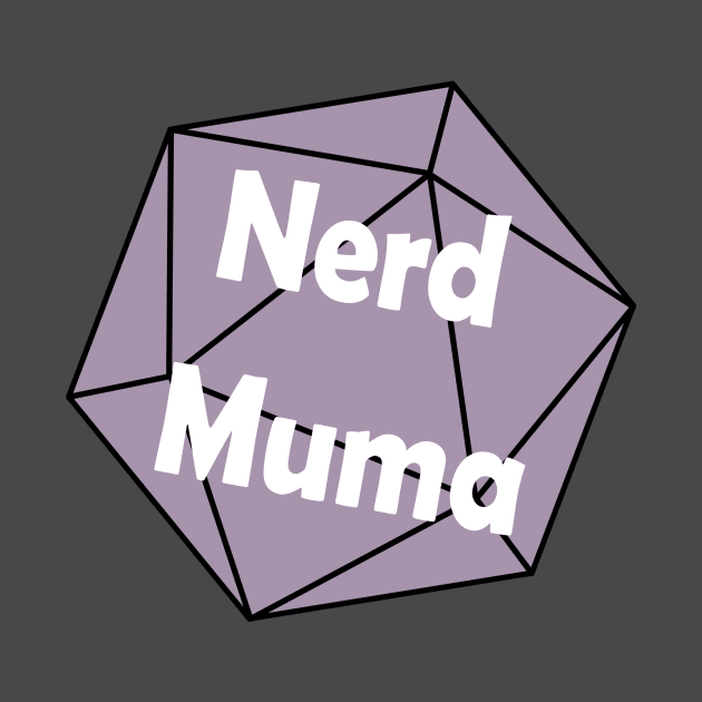 Nerd Muma Dice (purple) by yasminrose