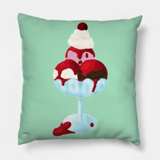 Ice Cream Sundae Pillow