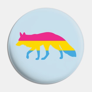 Pride Animals- Pansexual Fox Pin