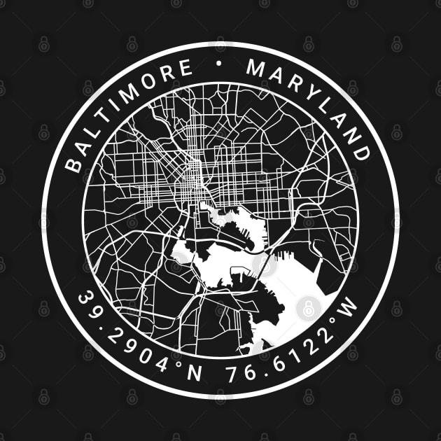 Baltimore Map by Ryan-Cox