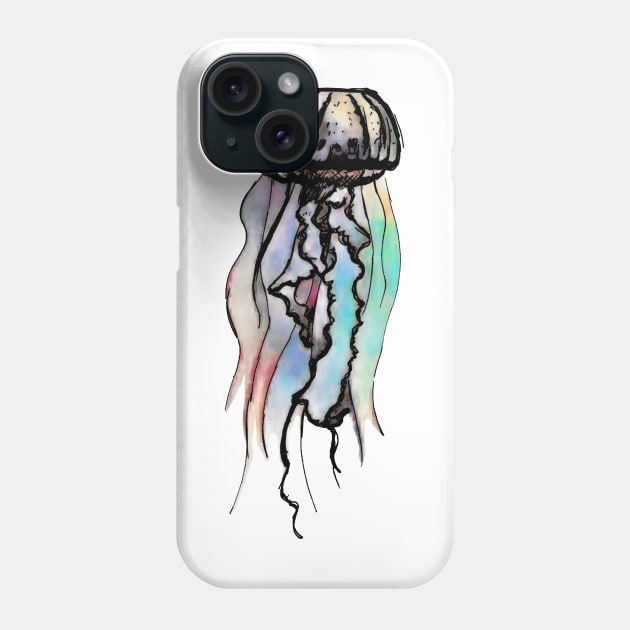 Watercolor Jellyfish Phone Case by Aeriskate