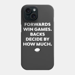Rugby Forwards Win Games Rugby Coach Phone Case