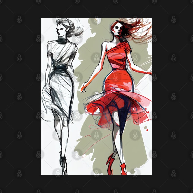 Fashion Illustrations: Elegant and On-Trend by Focused Instability