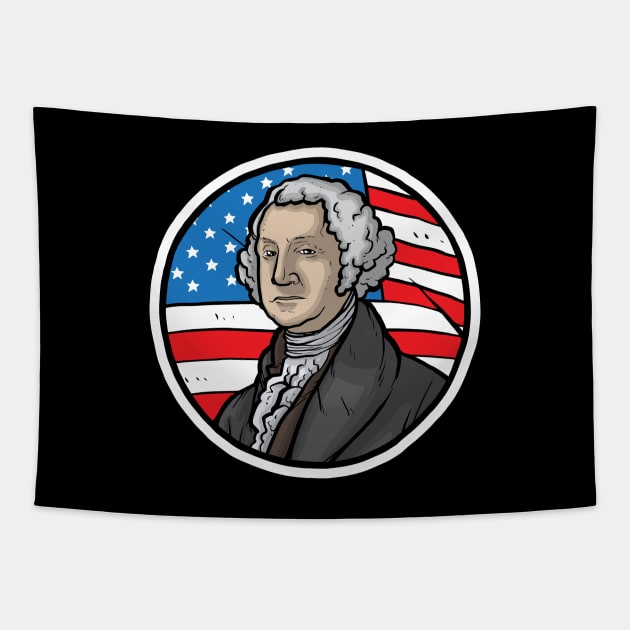 George Washington Tapestry by Baddest Shirt Co.