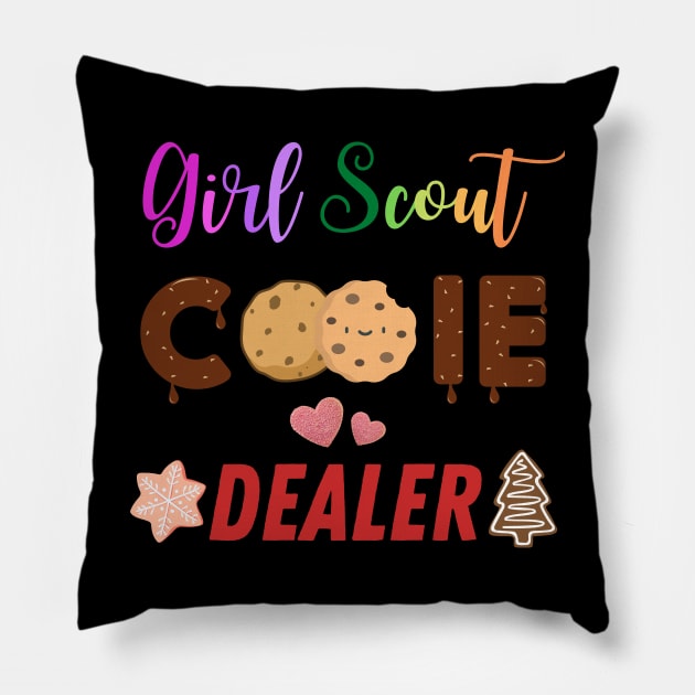 Girl Scout Cookie Dealer Pillow by Yenz4289