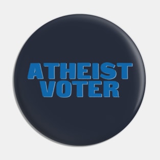 Atheist Voter Pin