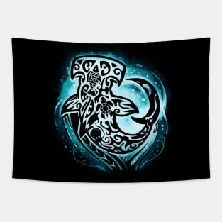 Shark tattoo Tapestry