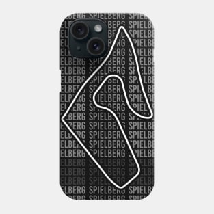 Spielberg - F1 Circuit - Black and White Phone Case