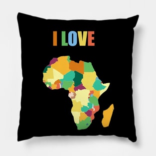 i love africa Pillow