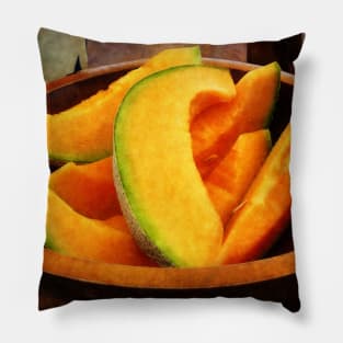 Slices of Cantaloupe Pillow