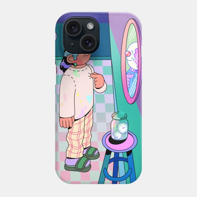 Mirror Clown Phone Case by LillianXie