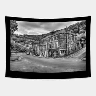 Matlock, Derbyshire, UK, Black And White Tapestry