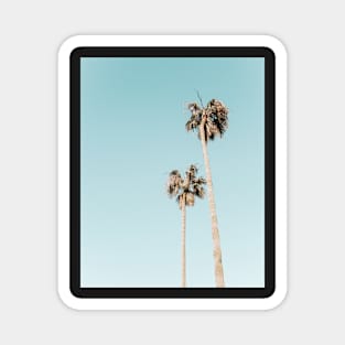 Palms, Summer, Beach art Sea, Ocean, Fashion art, Modern art, Wall art, Print, Minimalistic, Modern Magnet