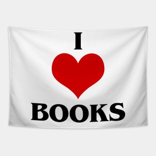 I Heart Books Tapestry