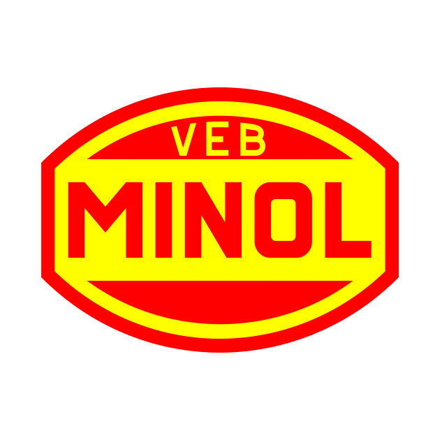 VEB Minol logo (original in 2c) by GetThatCar