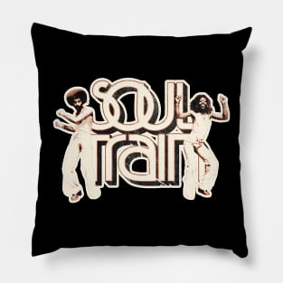 soul train - dancing retro Pillow