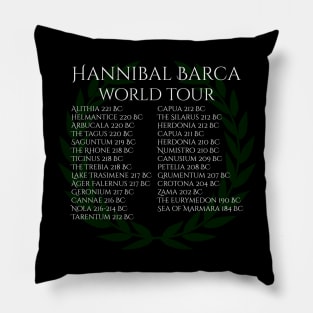 Hannibal Barca World Tour Pillow