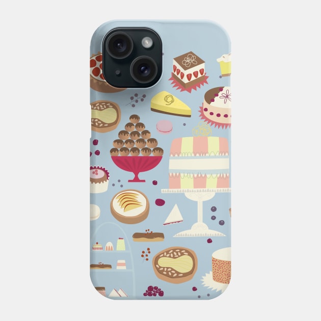 Cakes and Baking Patisserie Phone Case by NicSquirrell