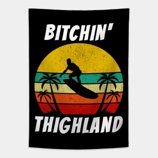 Vintage Surfer Bitchin Thighland Tapestry