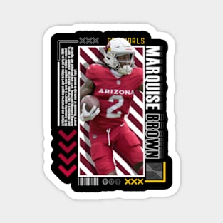 Marquise Brown Paper Poster Version 10 Magnet