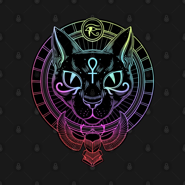 Bastet. Egyptian cat goddess by OccultOmaStore