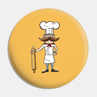 Mr. Chef - Illustration Pin