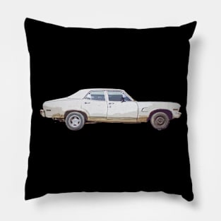 old muscle car Pillow